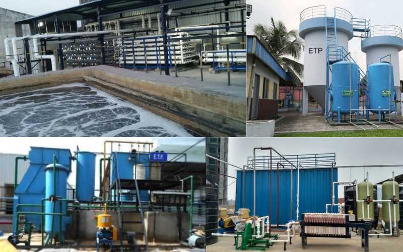 Different ETP plants in Bangladesh, showcasing diverse technologies and sizes.